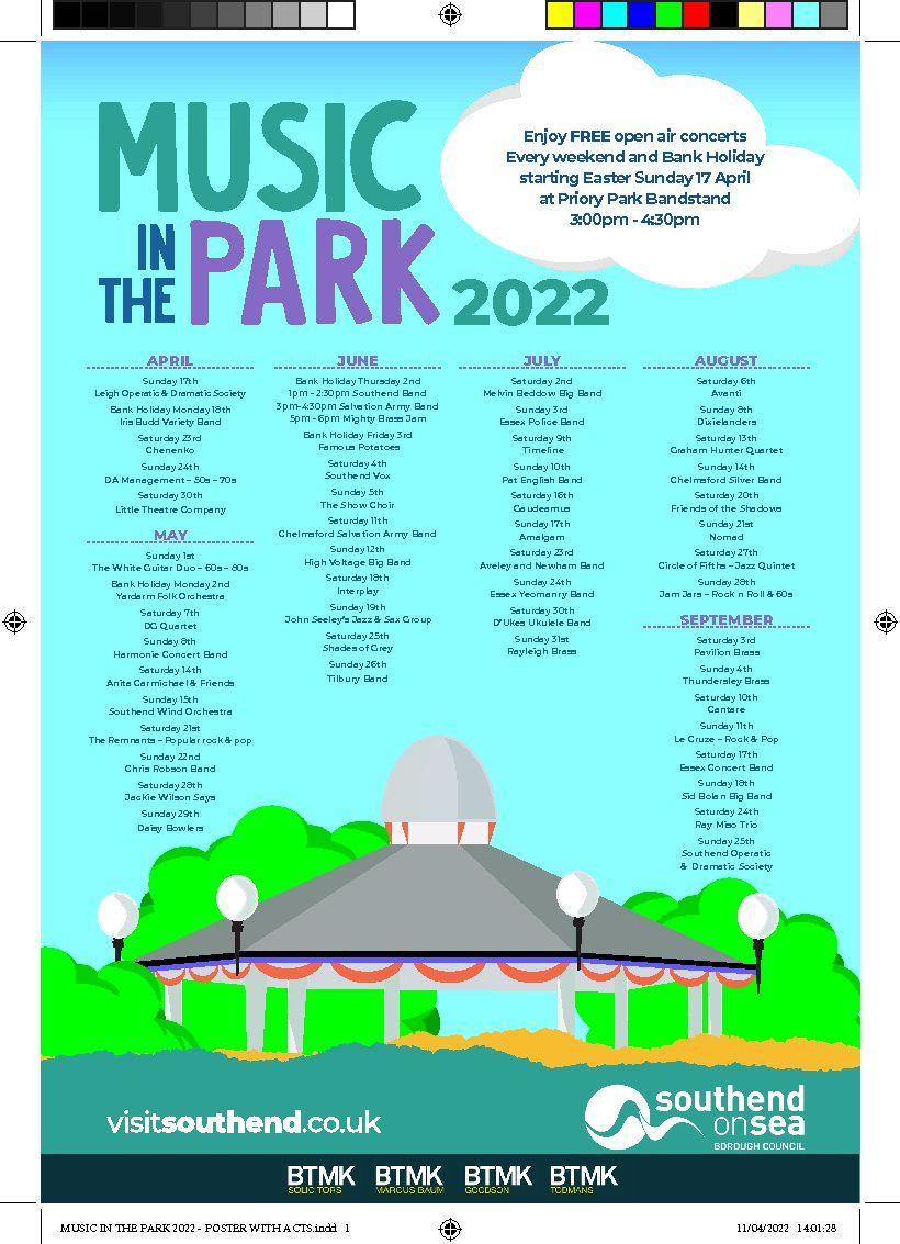 You are currently viewing Music In The Park Events List